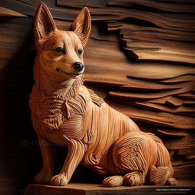 3D model st Tenterfield Terrier dog (STL)